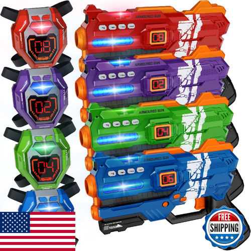 Laser tag guns set - guns,