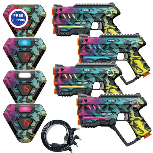 Rechargeable laser tag - tag, set