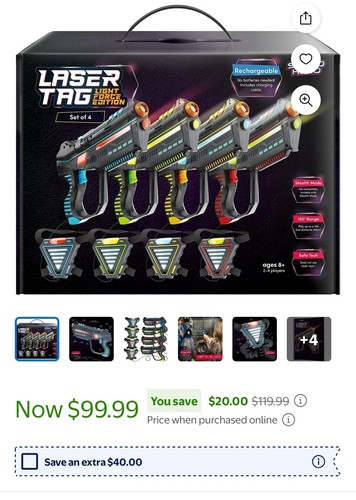 Rechargeable laser tag for - rechargeable,