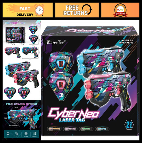 Laser tag guns - set, with