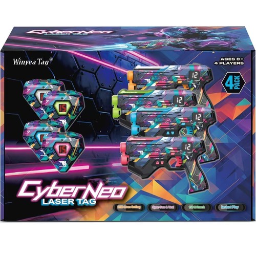 Laser tag guns with - vests, set