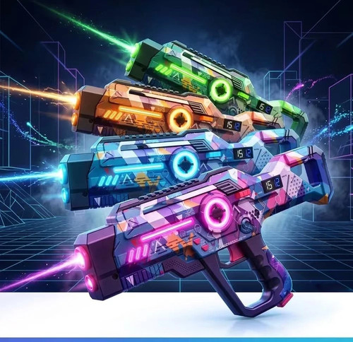 Rechargeable laser tag - tag, guns