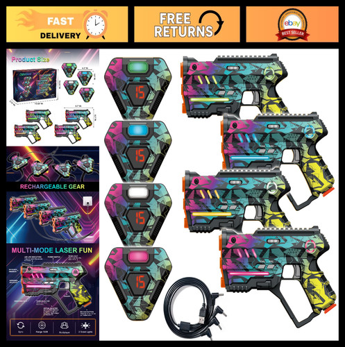 Rechargeable laser tag - laser, set