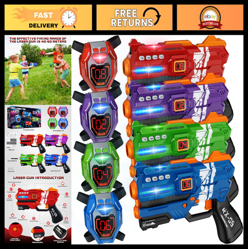 Laser tag guns - 4, with