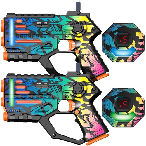 Laser tag guns set lazer - laser,