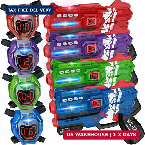 Laser tag guns set - guns, 4