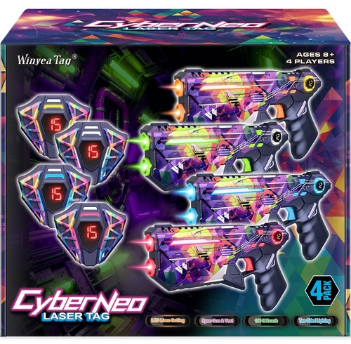 Laser tag guns set with - tag, 4